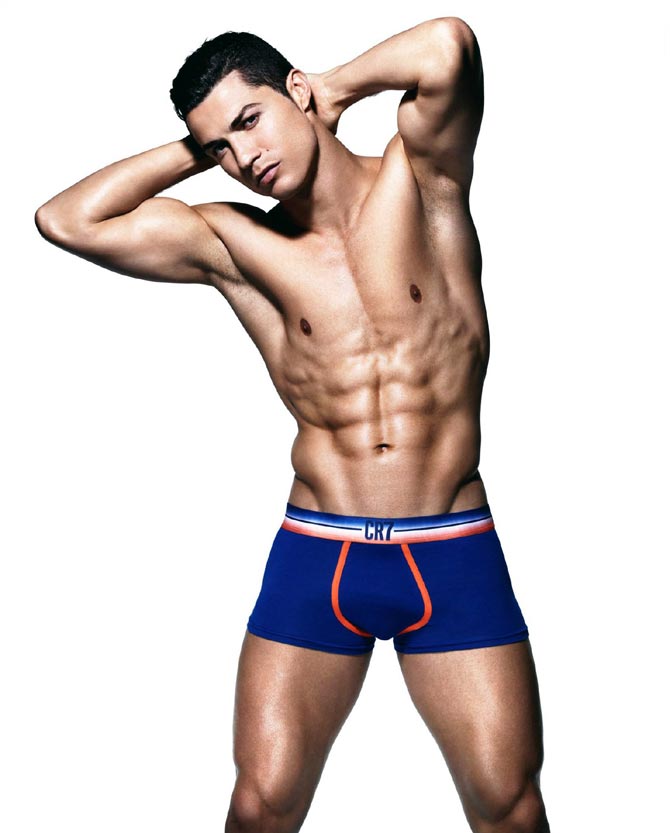 PHOTOS: Ronaldo bares it all in latest CR7 underwear ads - Rediff.com