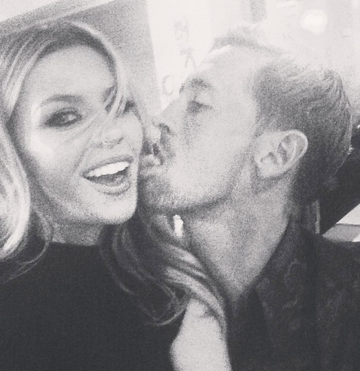 Abbey Clancy with Peter Crouch