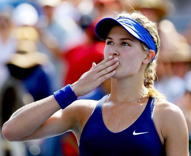 Eugenie Bouchard victory brings smile to future face of tennis