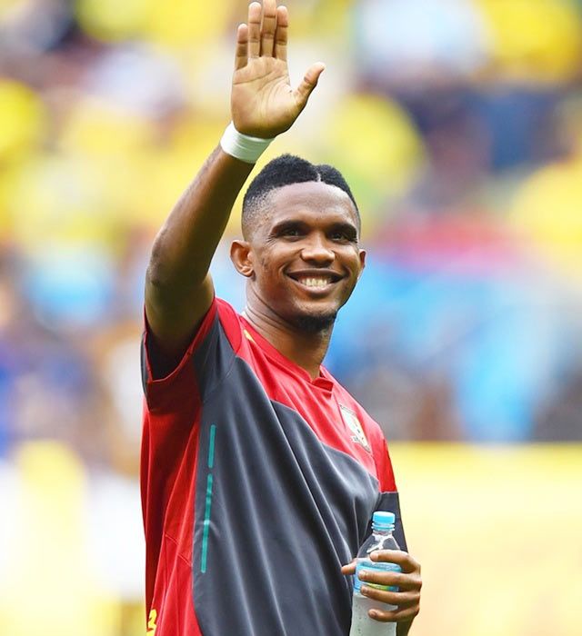 Samuel Eto'o of Cameroon.