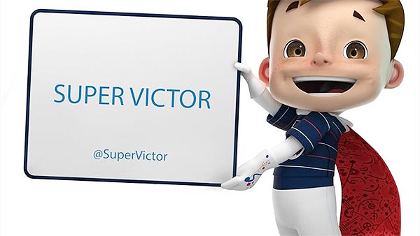 The Euro 2016 mascot, Super Victor
