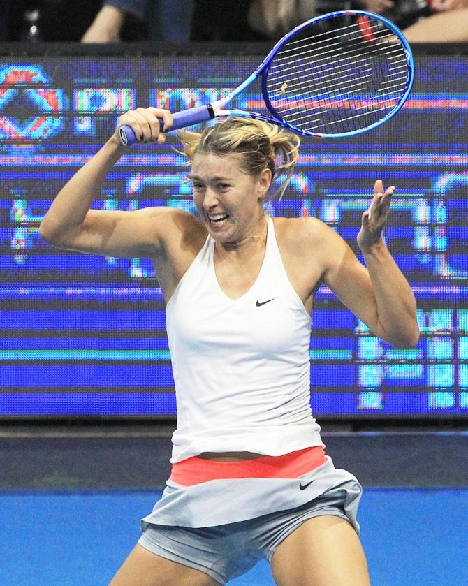 Maria Sharapova of the Manila Mavericks