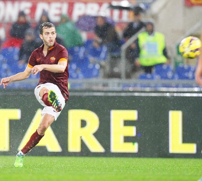 Miralem Pjanic of AS Roma