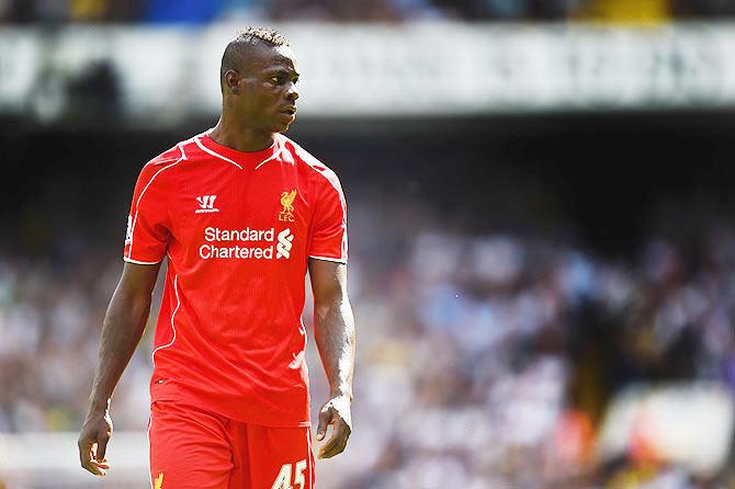 Mario Balotelli of Liverpool