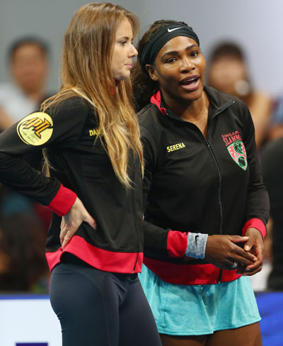 Serena and Hantuchova