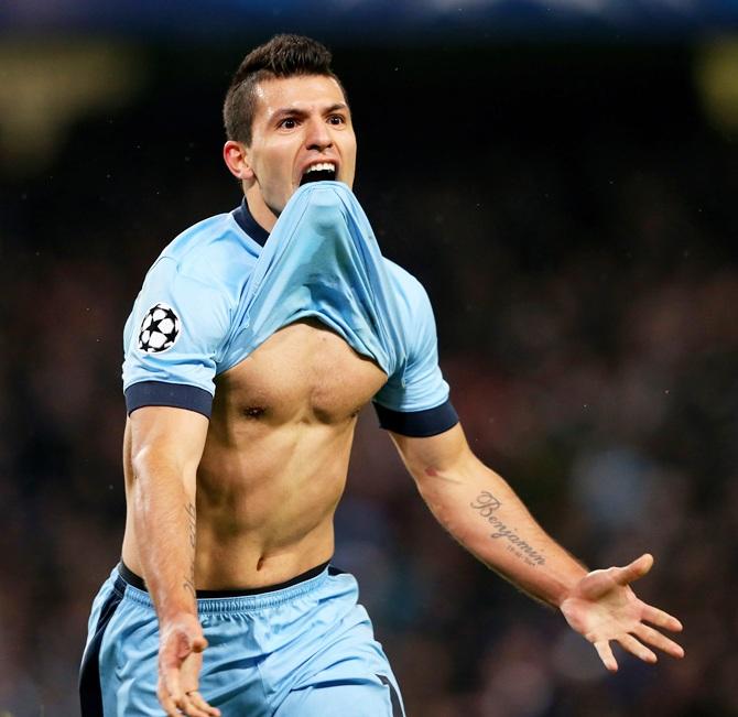 Sergio Aguero of Manchester City