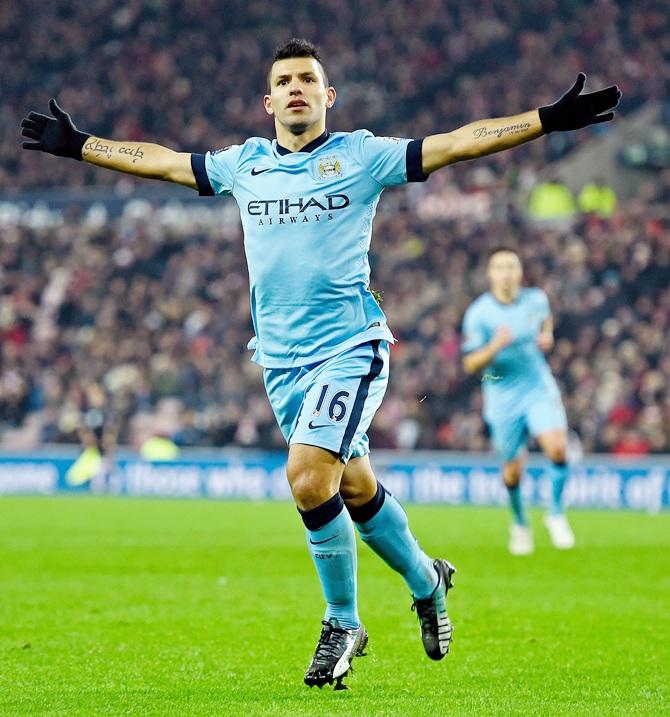 Sergio Aguero of Manchester City 