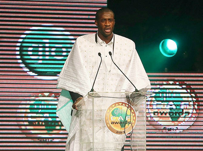 Manchester City and Ivory Coast midfielder Yaya Toure