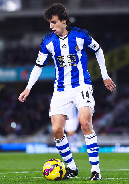 Ruben Pardo of Real Sociedad