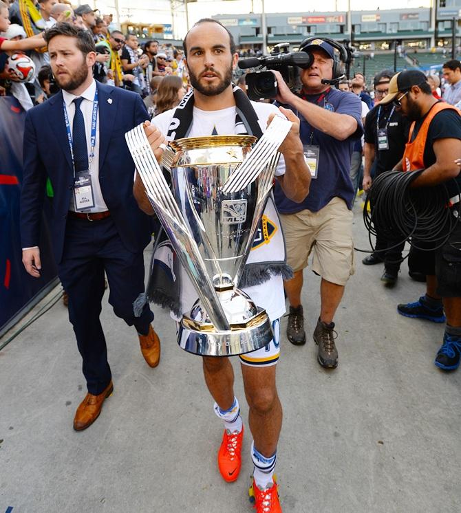 Landon Donovan of the Los Angeles Galaxy 