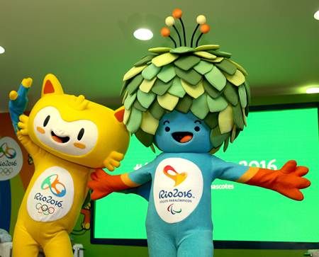The mascot for the 2016 Olympics in Rio de Janeiro has been named Vinicius, and the Paralympics mascot will go by the name of Tom.