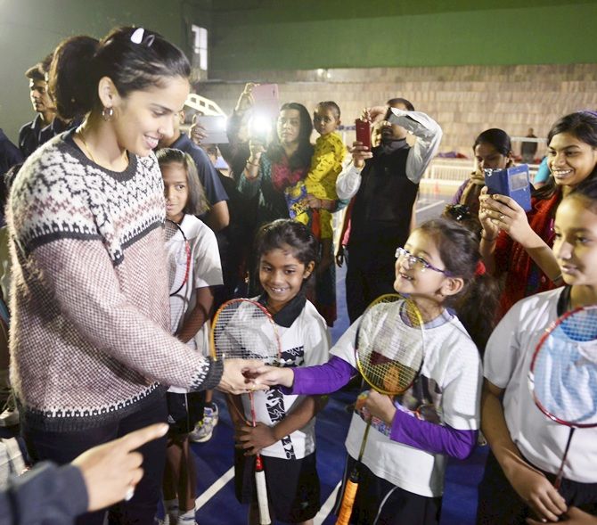 Badminton star Saina Nehwal 