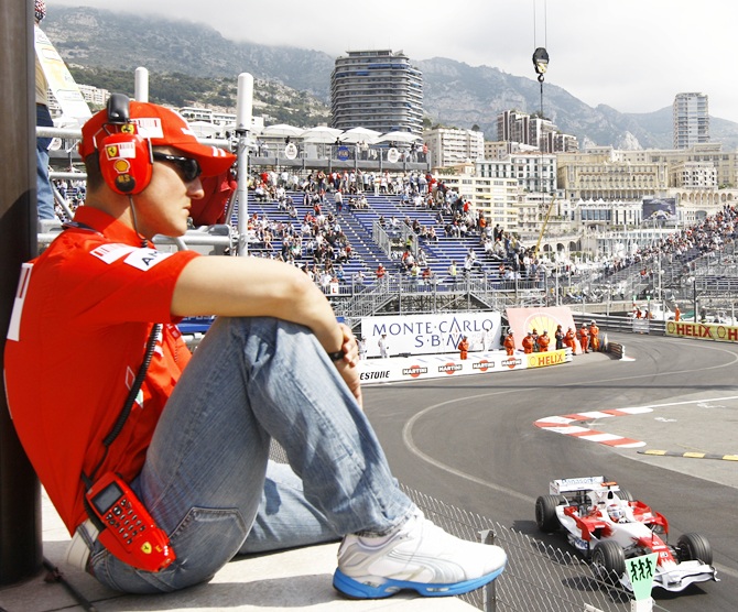 Former Ferrari Formula One world champion Michael Schumacher