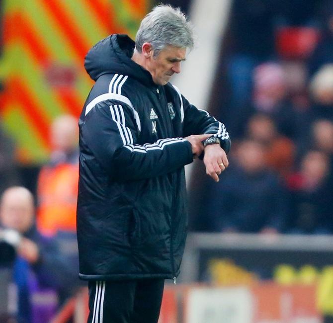 Alan Irvine manager of West Bromwich Albion 