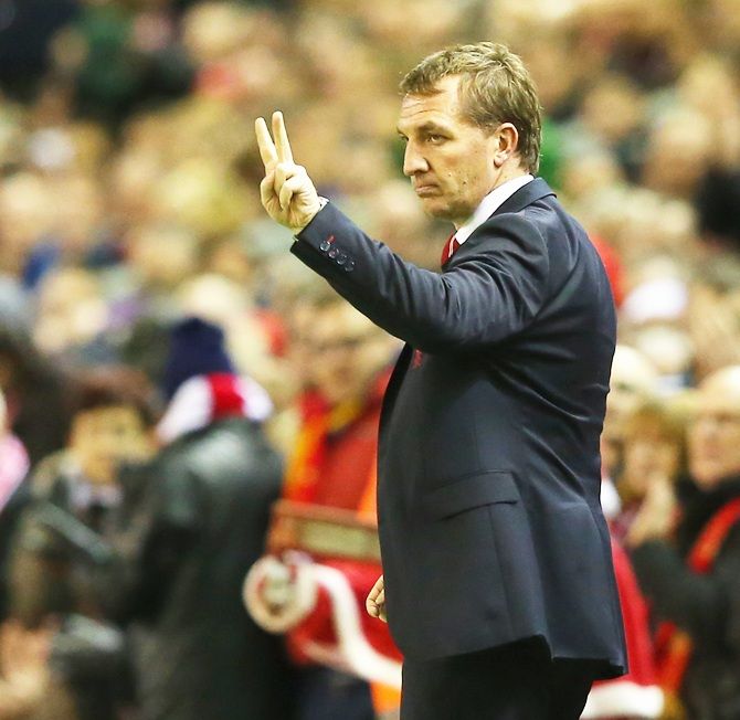 Brendan Rodgers, manager of Liverpool signals 