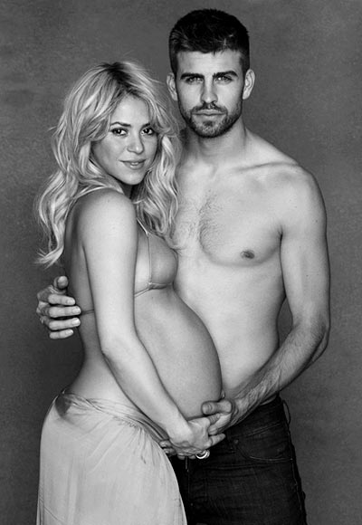 Shakira with beau Gerard Pique