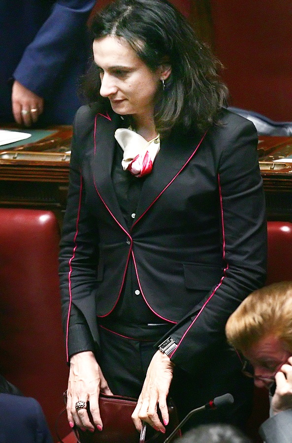 Italy's first transgender lawmaker Vladimir Luxuria, who entered parliament under the Communist Refoundation party's banner in 2006.