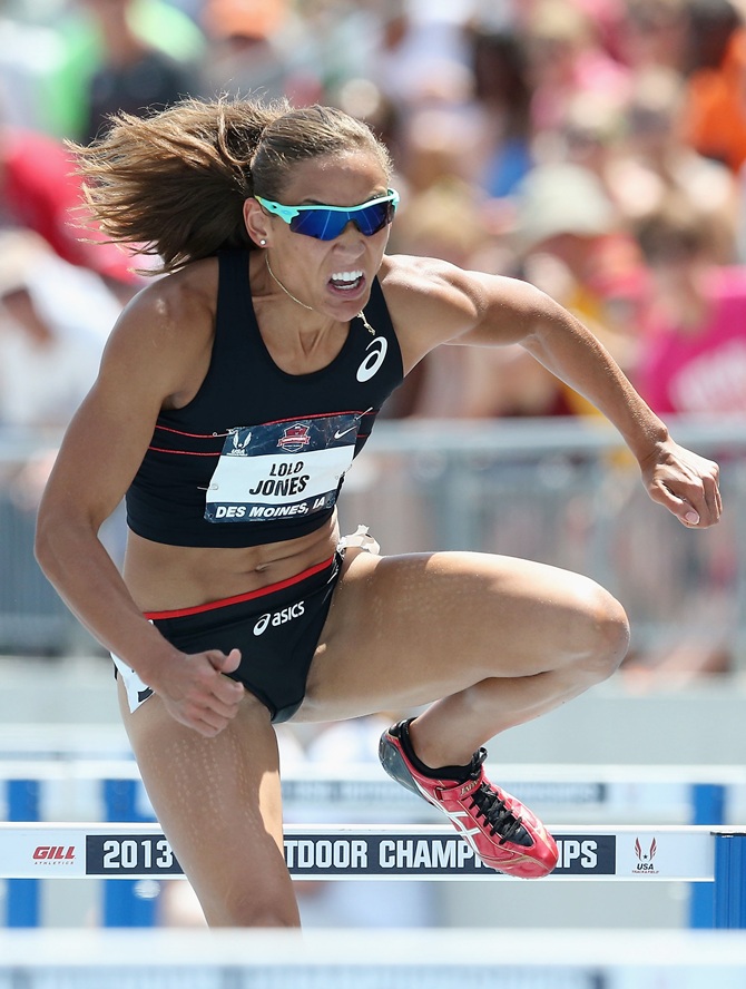 Hurdle queen Lolo Jones turns medal dreams to ice - Rediff Sports