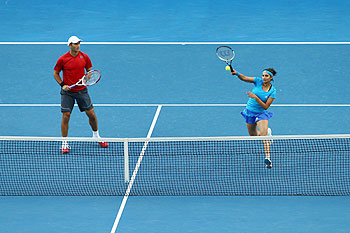 Sania Mirza of India and Horia Tecau of Romania