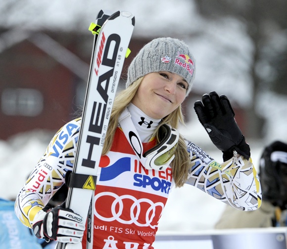 Olympic skier Lindsey Vonn