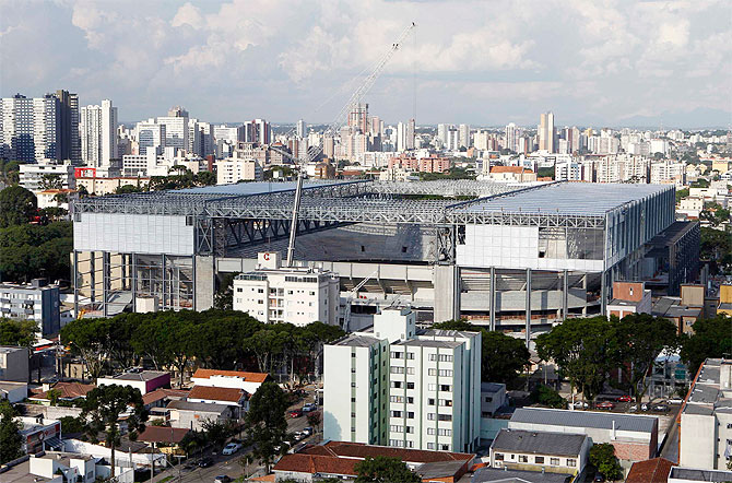 The Arena da Baixada soccer stadium