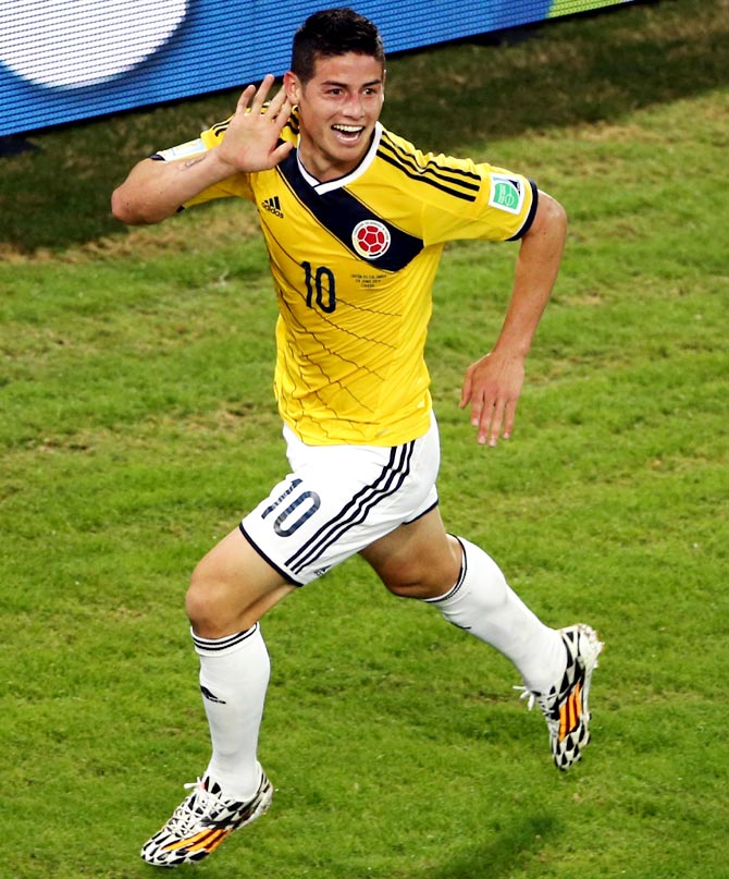 James Rodriguez of Colombia