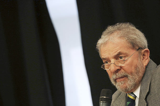 Brazil's former president Luiz Inacio Lula da Silva