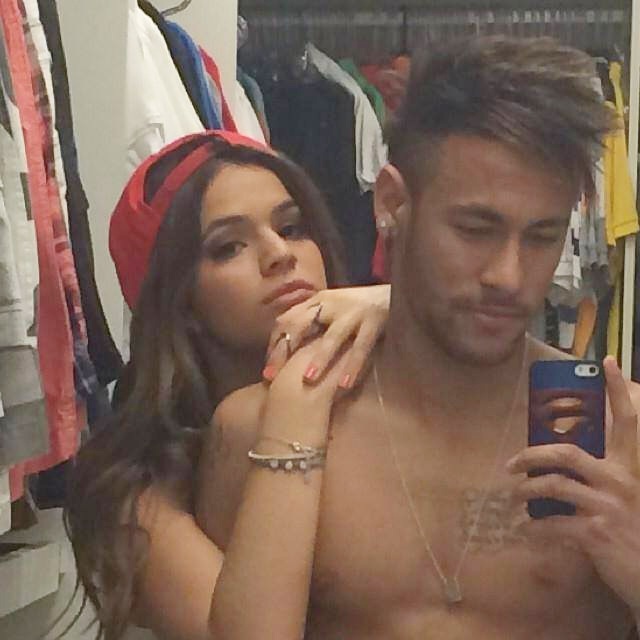Bruna Marquezine with Neymar