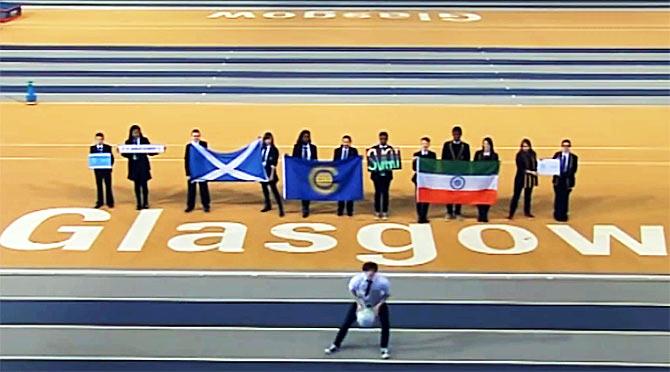 The Commonwealth Games' official song, 'Let the Games Begin' shows India's flag upside down