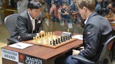 Anand and Carlsen