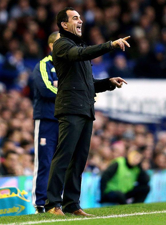 Everton manager Roberto Martinez 