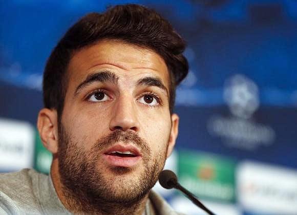 Barcelona's Cesc Fabregas 