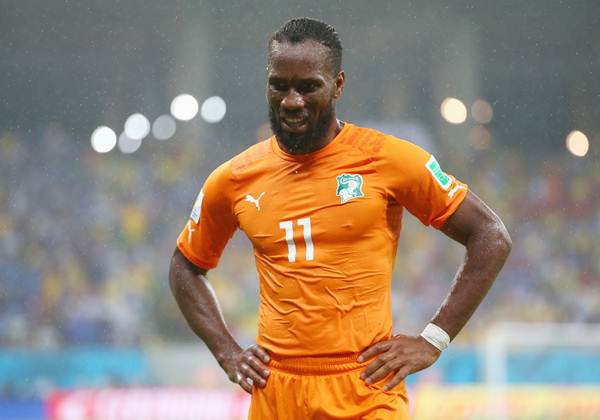 Didier Drogba of the Ivory Coast looks on during the World Cup  Group C match against Japan at Arena Pernambuco.