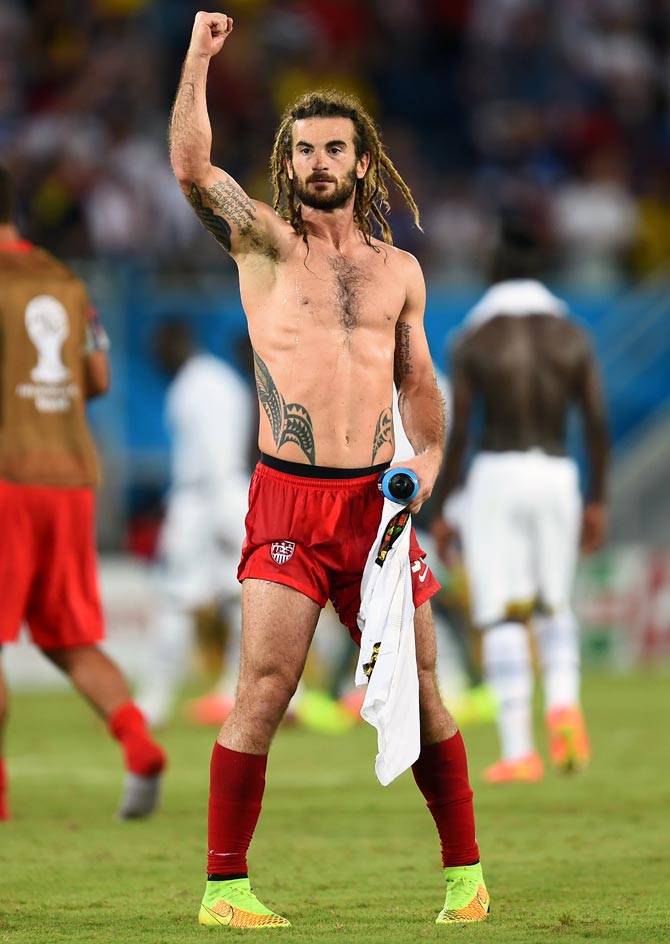 Kyle Beckerman of the United States