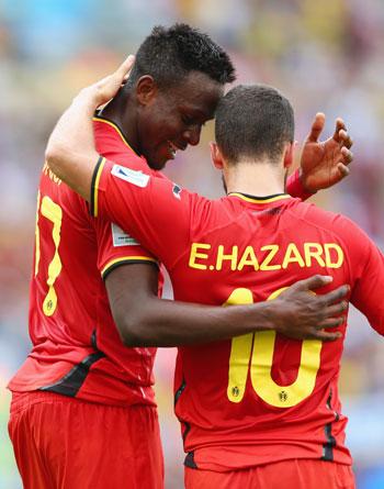 Divock Origi and Eden Hazard