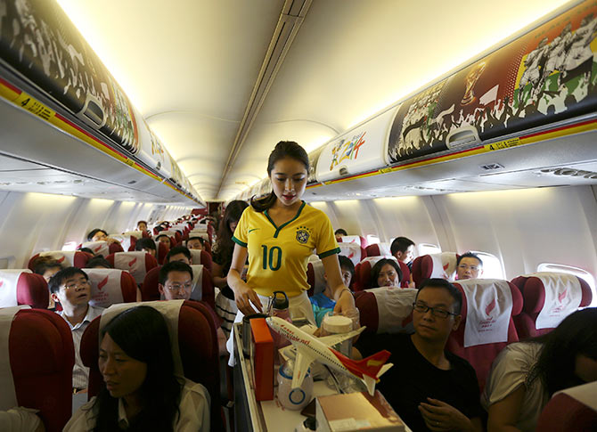 PHOTOS: Chinese airline celebrates World Cup in style!