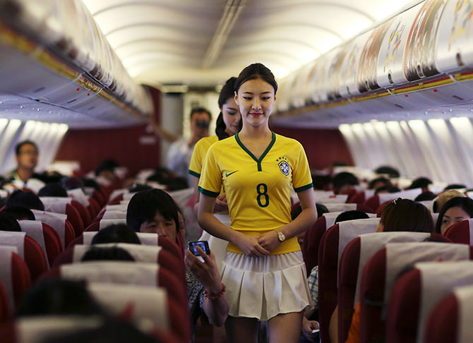 PHOTOS: Chinese airline celebrates World Cup in style!