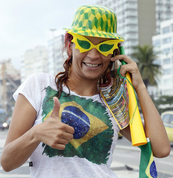A Brazil fan