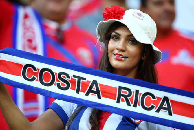 A Costa Rican fan