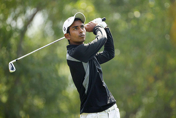 Indian golfer Rashid Khan