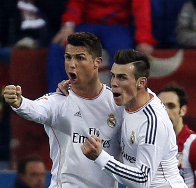 Cristiano Ronaldo and Gareth Bale