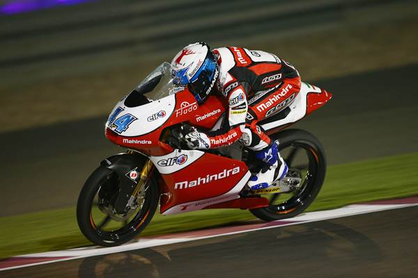 Mahindra Racing rider Miguel Oliveira during the Qatar MotoGP