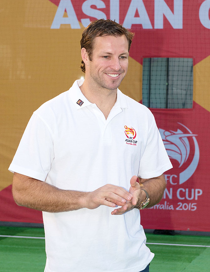 Australian footballer Lucas Neill 