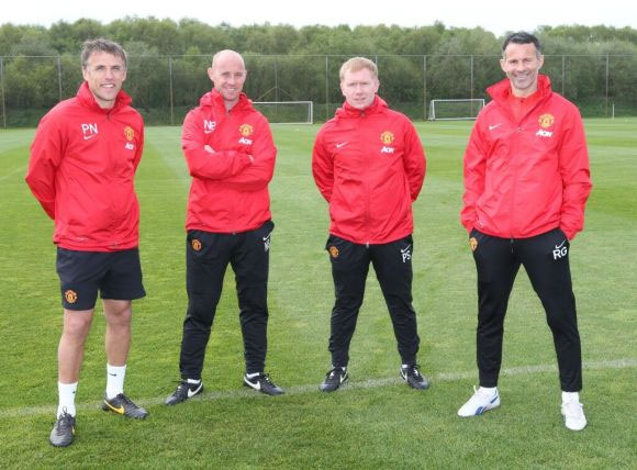 Phil Neville, Nicky Butt, Paul Scholes and Ryan Giggs