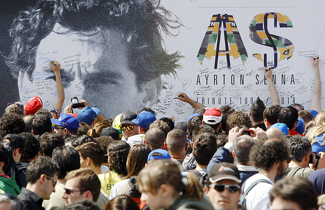 20 years on: F1 drivers, fans remember sensational Senna