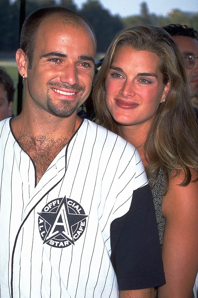 Andre Agassi and Brooke Shields