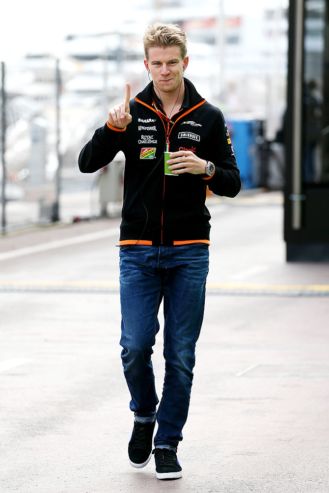 Nico Hulkenberg of Germany and Force India