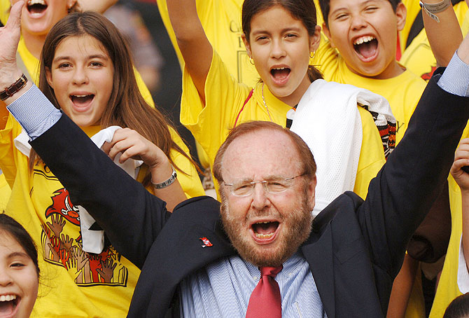 Manchester United and Tampa Bay Buccaneers owner Malcolm Glazer