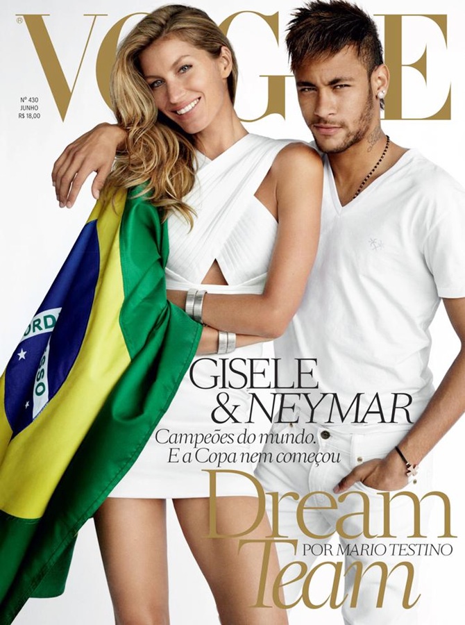 Gisele Bundchen with Neymar