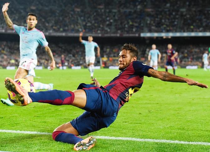 Neymar of FC Barcelona